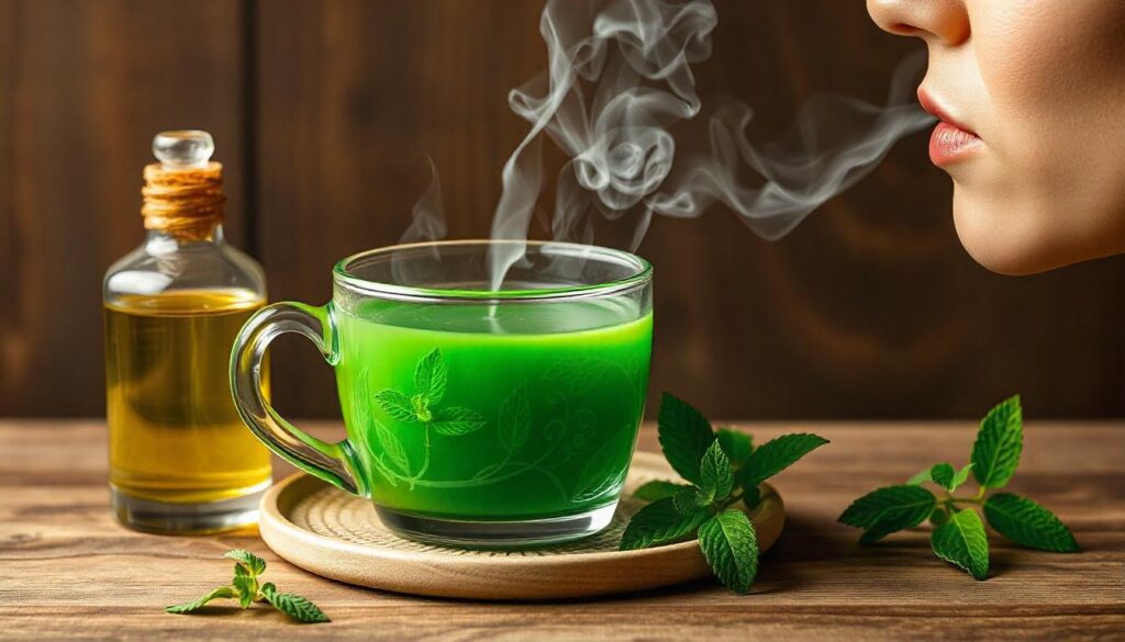 Menta para saúde digestiva e respiratória